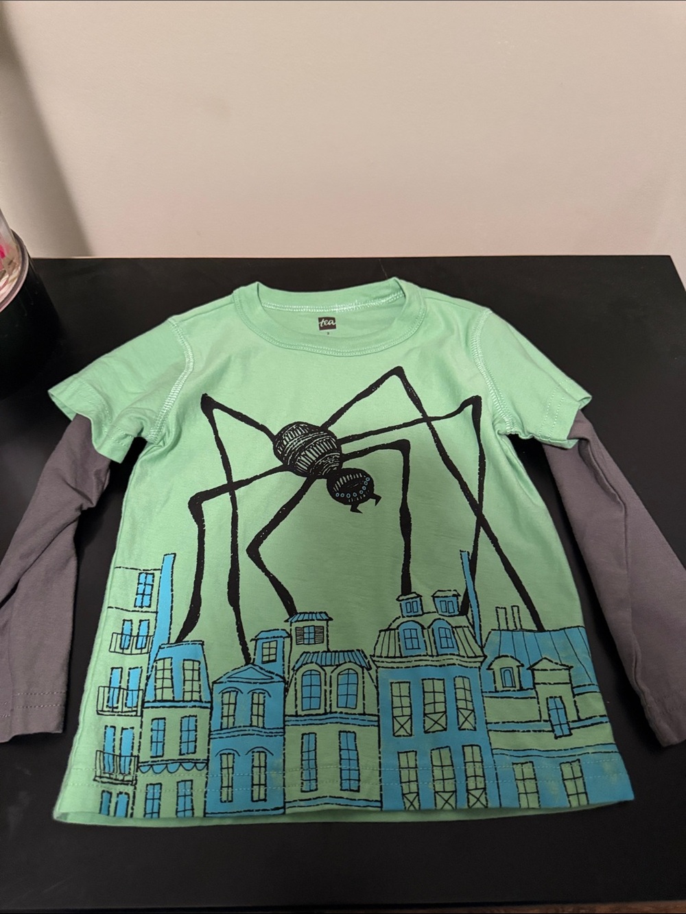 Tea Collection Long sleeve spider shirt